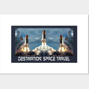 Destination Space Travel Spaceship Posters and Art